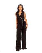 Black Drape Jumpsuit